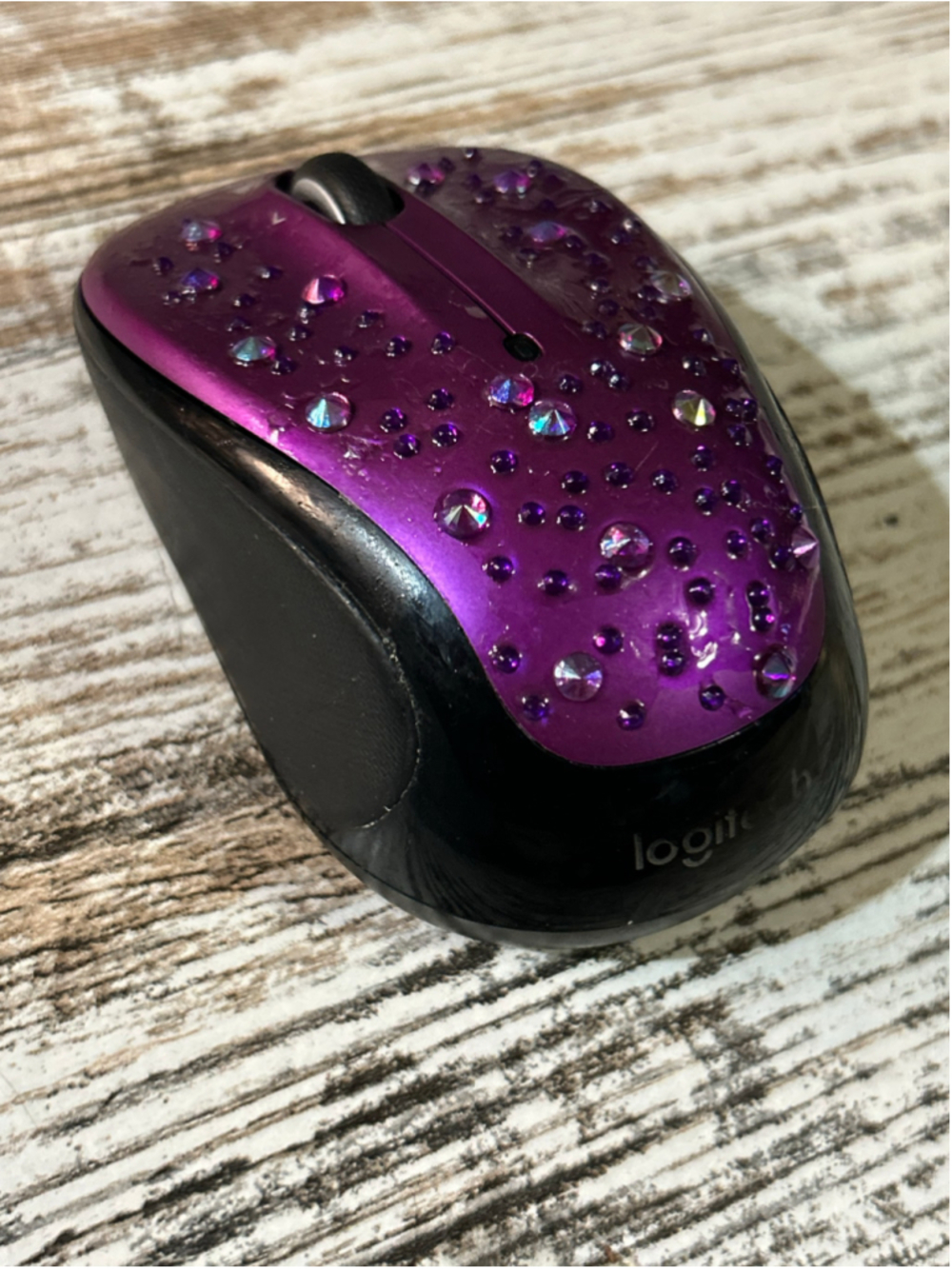 Logitech M325 Wireless Mouse One Size Purple and Black